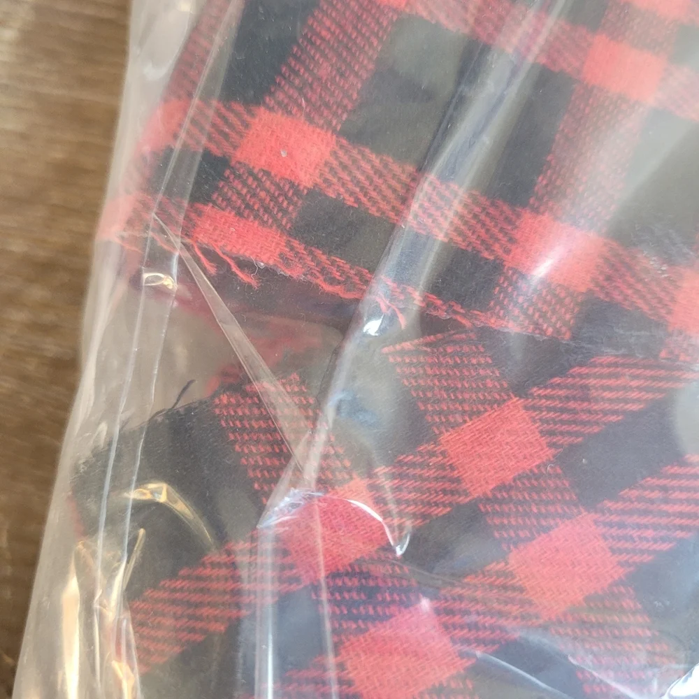 2 Pack Red Black Buffalo Plaid Bow 12 x 18 Christmas Bows Wreaths Tree Garland